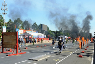 Quảng Ngãi: Tổ chức hội thi thể thao nghiệp vụ chữa cháy và cứu nạn